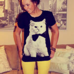 What I Wore Wed-nes-day: Cat on My Shirt