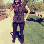 What I Wore Wed-nes-day: Liquid Leggings and Peplum