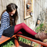 red tights and booties