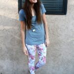 Floral Leggings and Leopard Headband