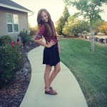 CHECKERED TOP AND BROGUES