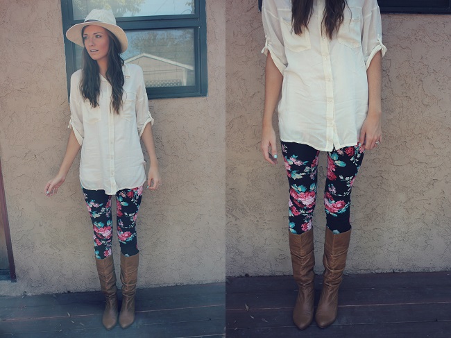 floralleggingsandbrandymelvilletop