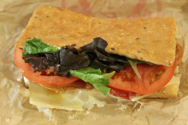 wendys asiago ranch flatbread sandwich