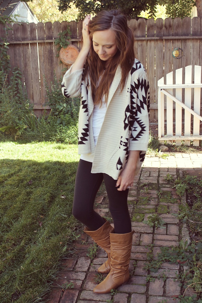 COZY AZTEC CARDIGAN - Katie Did What