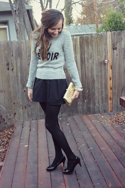 Cute Holiday Outfit #PeopleInStyle