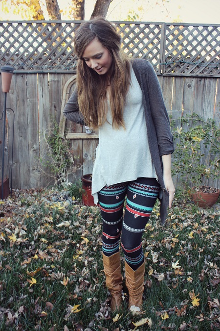 AZTEC LEGGINGS AND BOOTS - Katie Did What