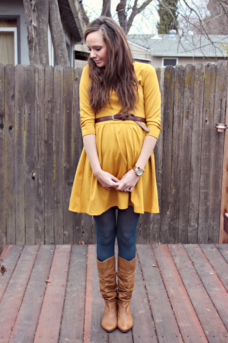 mustard tight dress