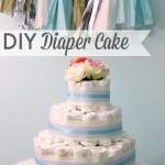 BABY SHOWER DIAPER CAKE TUTORIAL