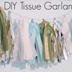 DIY TISSUE GARLAND TUTORIAL