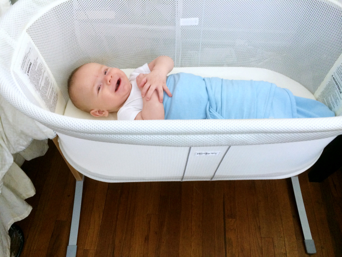 switching baby from bassinet to crib