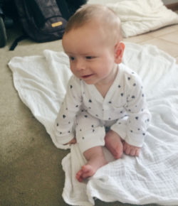 sam sitting up
