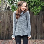 COZY GREY SWEATER