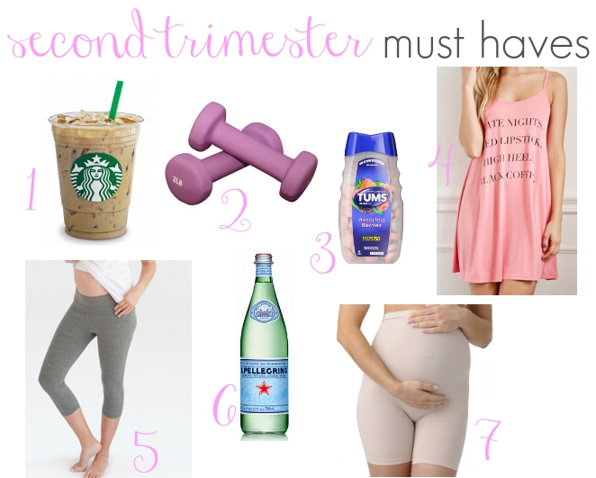 second trimester must haves list