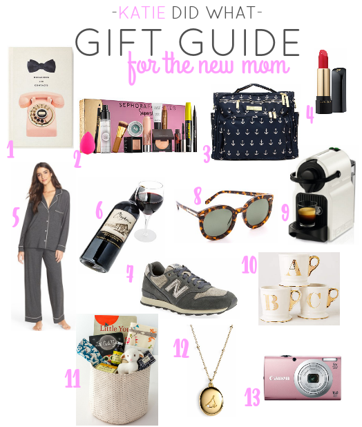 GIFT GUIDE FOR NEW MOMS - Katie Did What