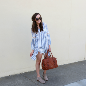 Top | Shorts | Booties | Sunglasses | Original Post