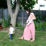 BLUSH MAXI SKIRT AND A SWEET LITTLE SURPRISE