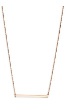 GOLD BAR NECKLACE