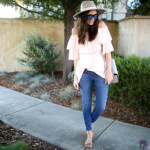 BLUSH RUFFLE TOP