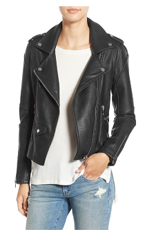 Faux Leather Jacket