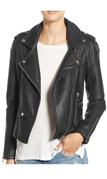 faux leather jacket