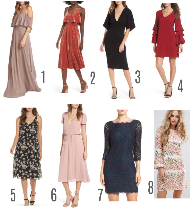 dresses to wear to weddings in the fall