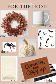 fall favorites for the home